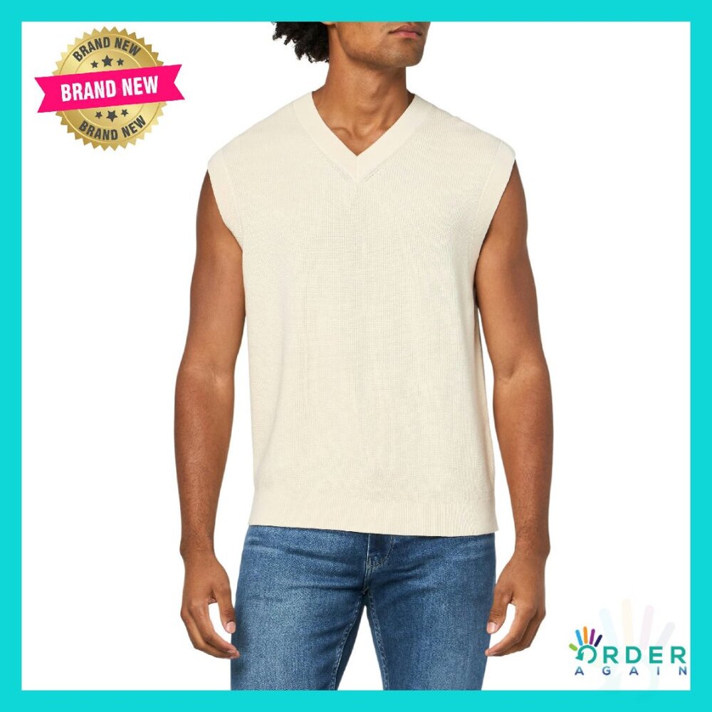 Men's Tactile Cotton Pullover Sweater Classic Minimal Layering Piece